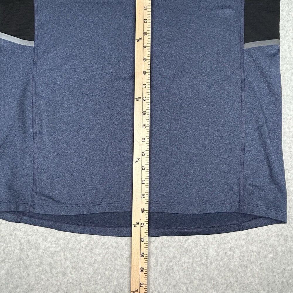 Spyder Active Shirt Mens M Blue/Black ProWeb Crew Neck Long Sleeve Pullover - Picture 8 of 9